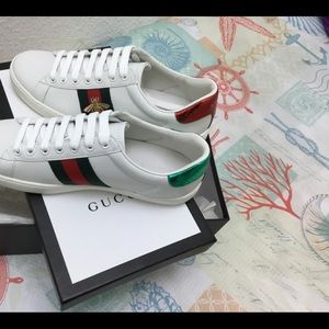 Gucci ace embroider women size 6.5 - 7 us